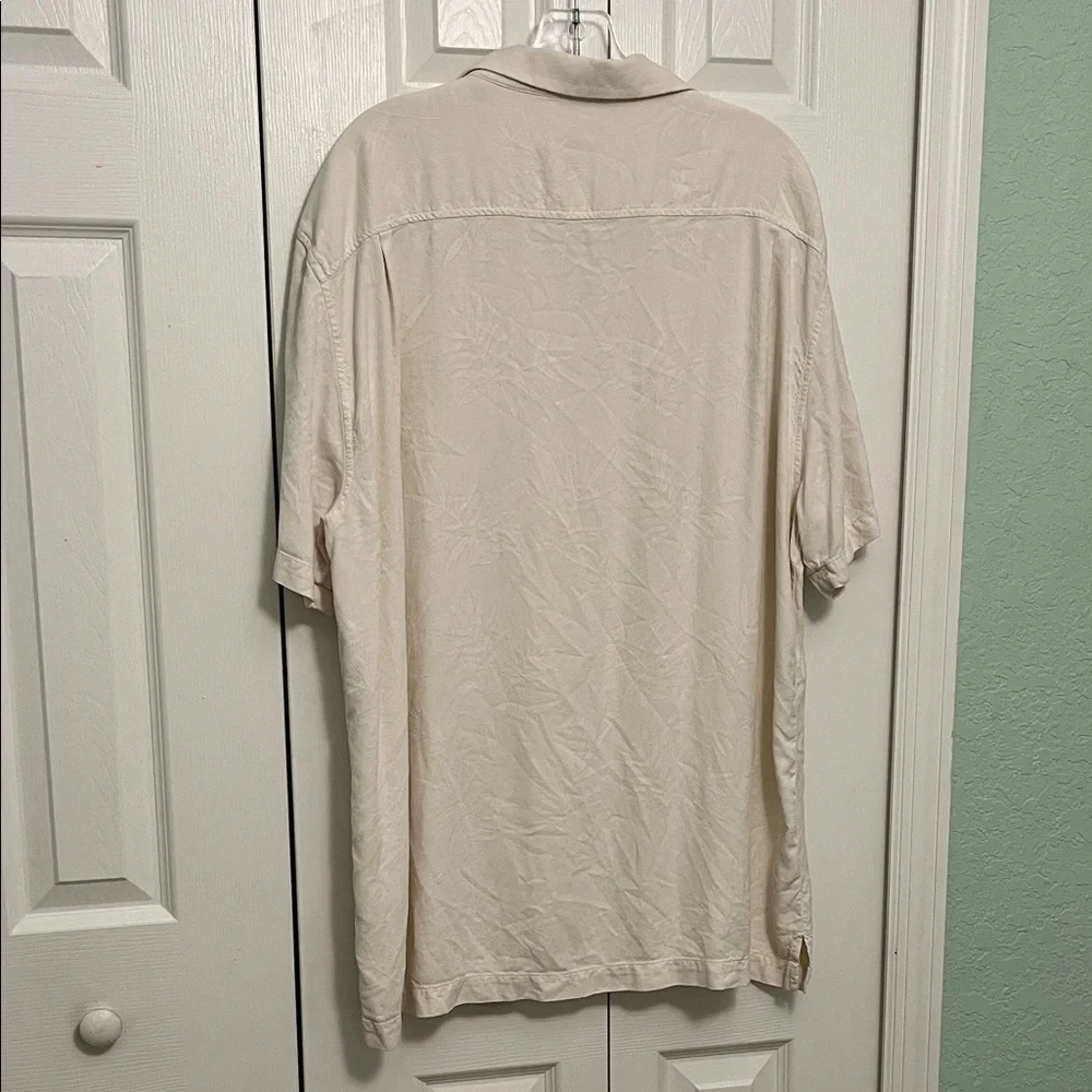Tommy Bahama Beige Short Sleeve Shirt - Picture 2 of 7